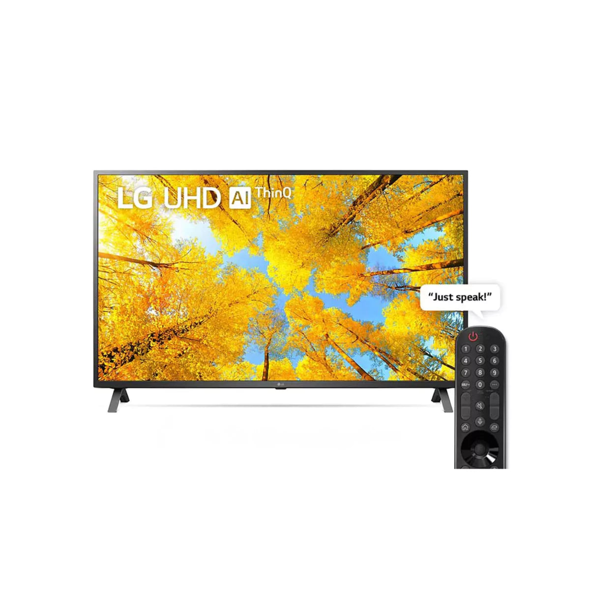 Black LG 43" 4K UHD LCD Smart TV 43UQ75006LG